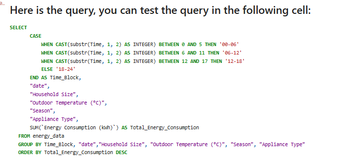 queries